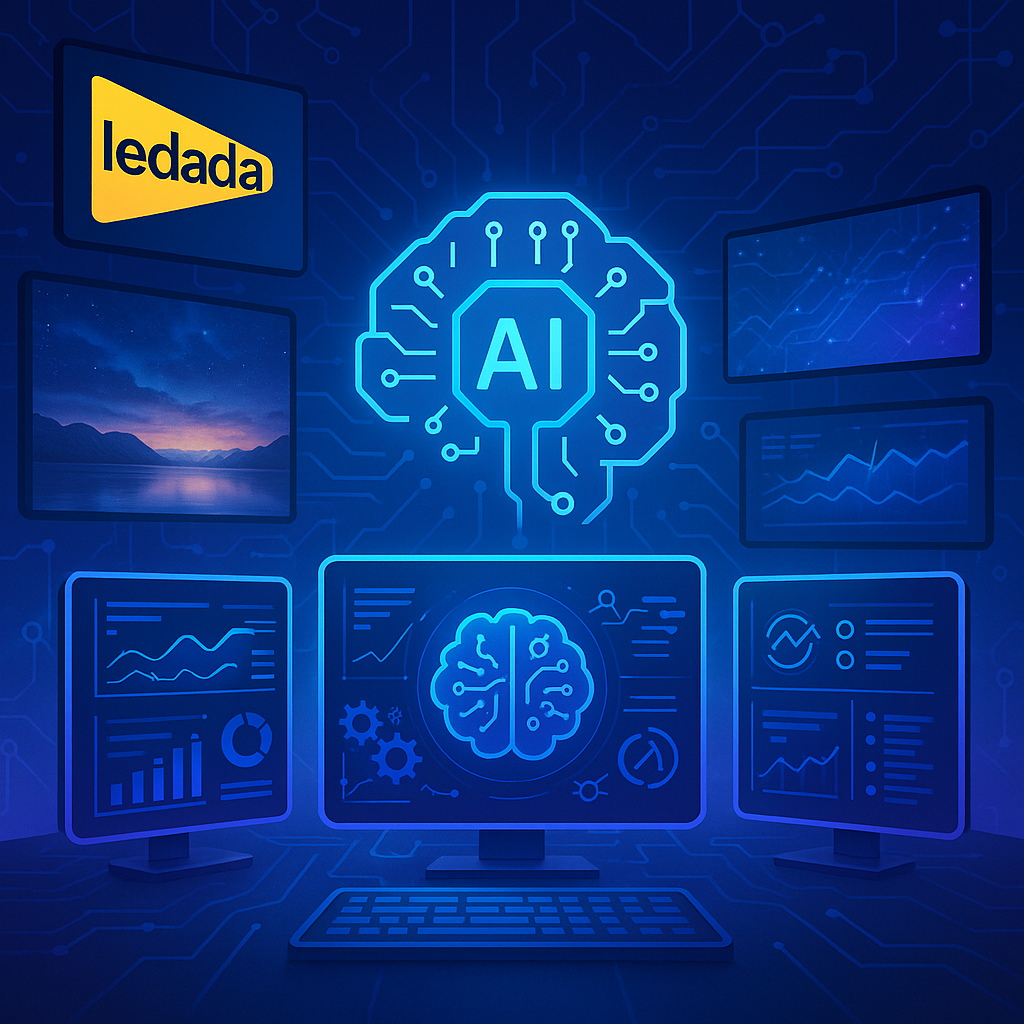 AI-Powered LED Display System with Neural Processing