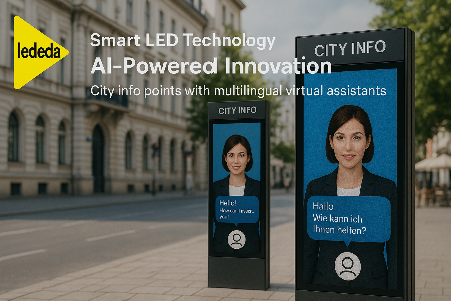 Ledada Smart City LED Information Kiosks